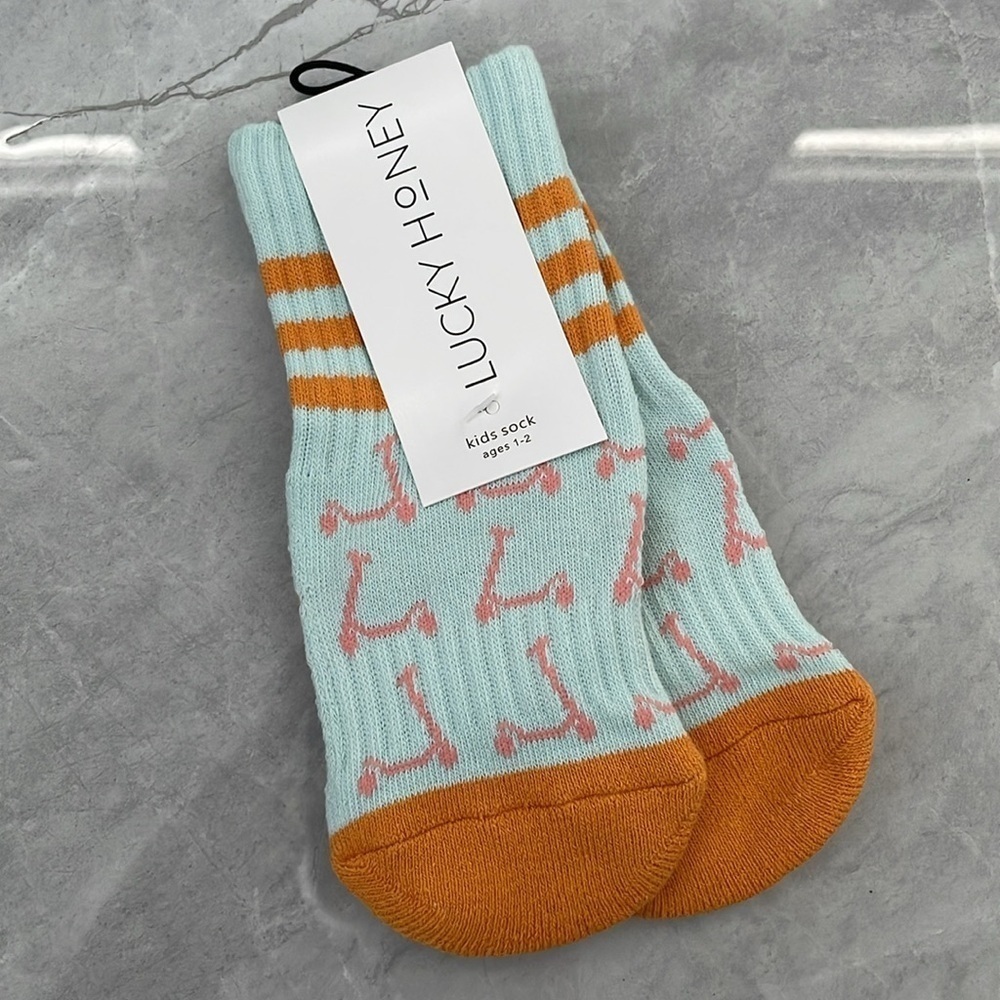 Lucky Honey The Scooter Kids Grippy Socks